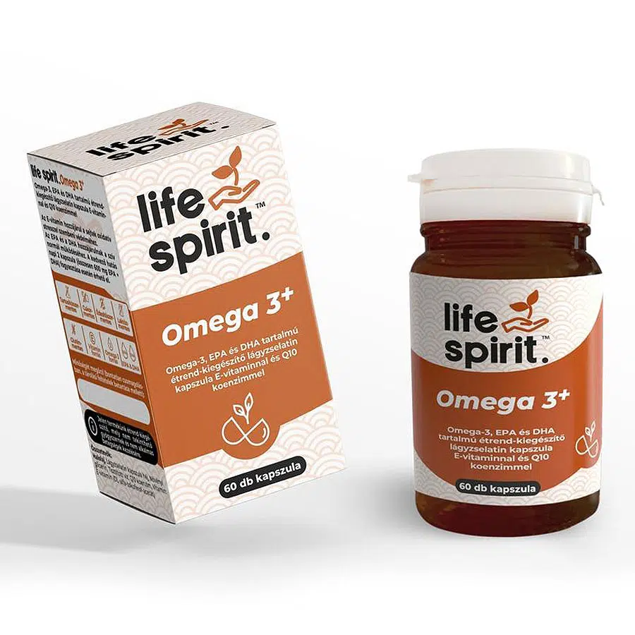 Life Spirit Omega 3+ kapszula - 60db 1 Life Spirit Omega 3+ kapszula - 60db