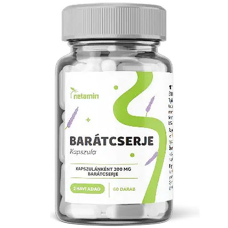 Netamin Barátcserje 200mg kapszula - 60db 1 Netamin Barátcserje 200mg kapszula - 60db