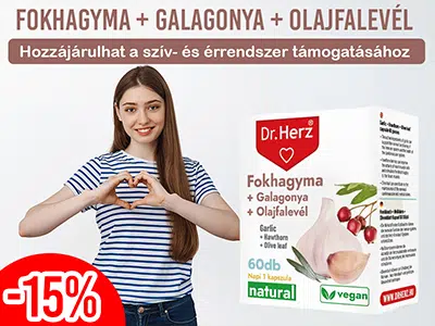 Dr. Herz Fokhagyma + Galagonya + Olajfalevél kapszula