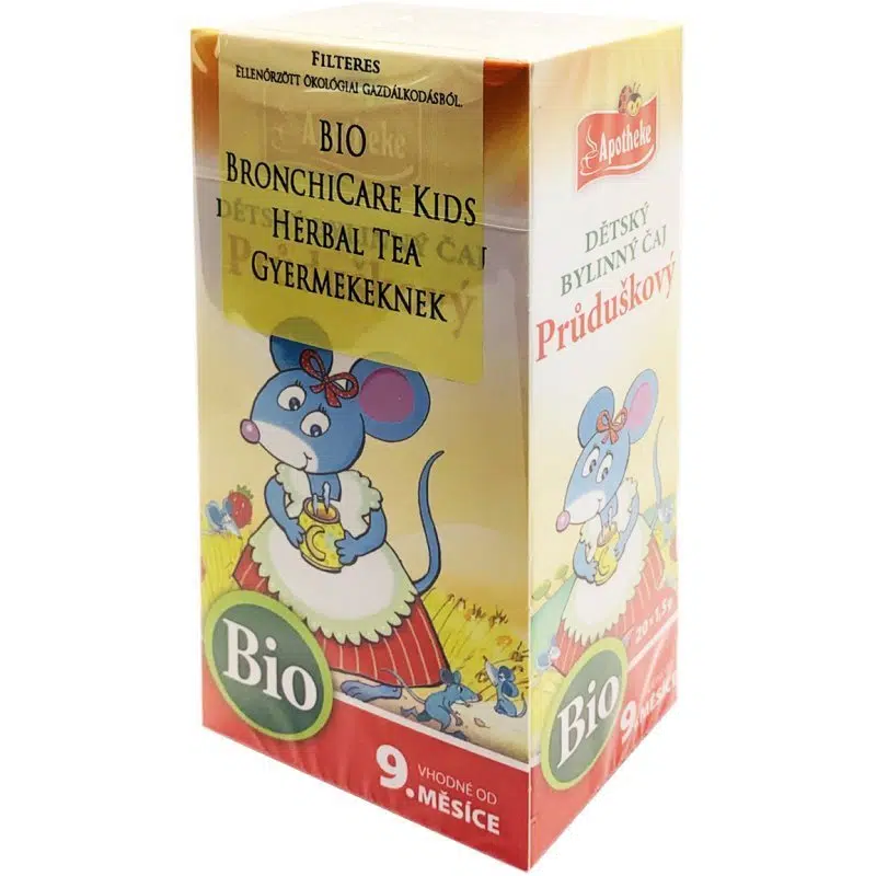 Apotheke Bio Bronchicare Herbal tea gyermekeknek - 20 filter 1 Apotheke Bio Bronchicare Herbal tea gyermekeknek 20 filter