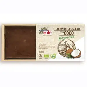 Chocolates Solé Bio csokoládés Nugát kókusszal - 200g