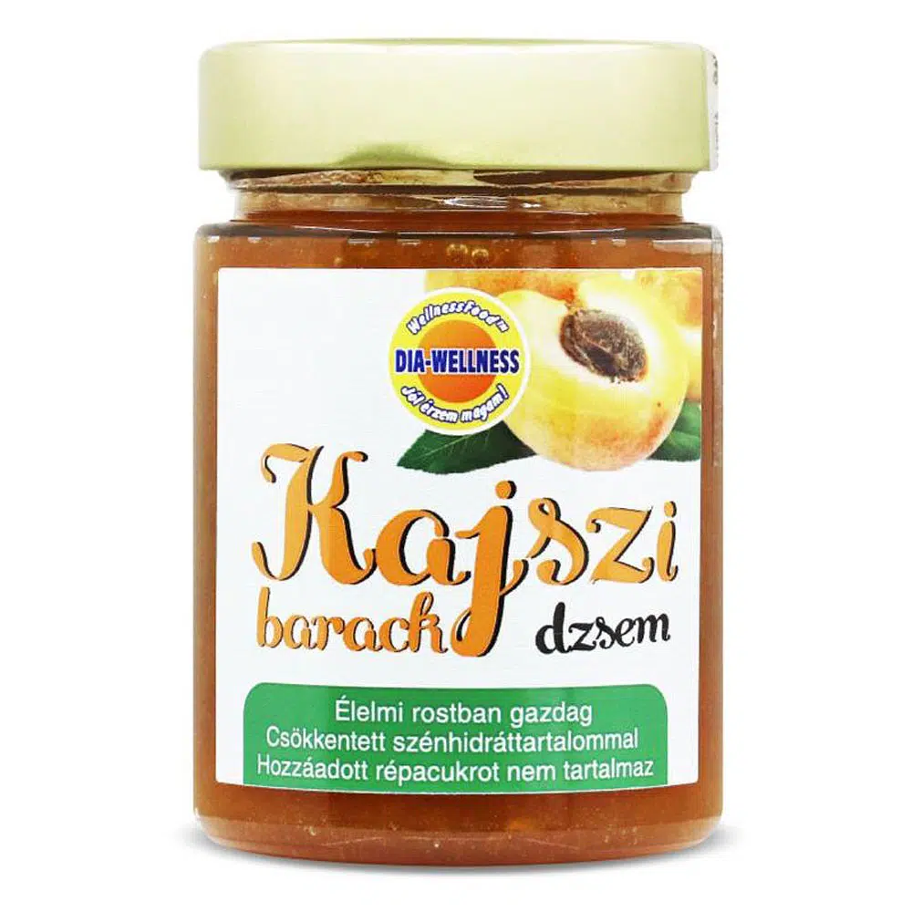Dia-wellness lekvár kajszibarack 380g 1 Dia-wellness dzsem kajszibarack 380g