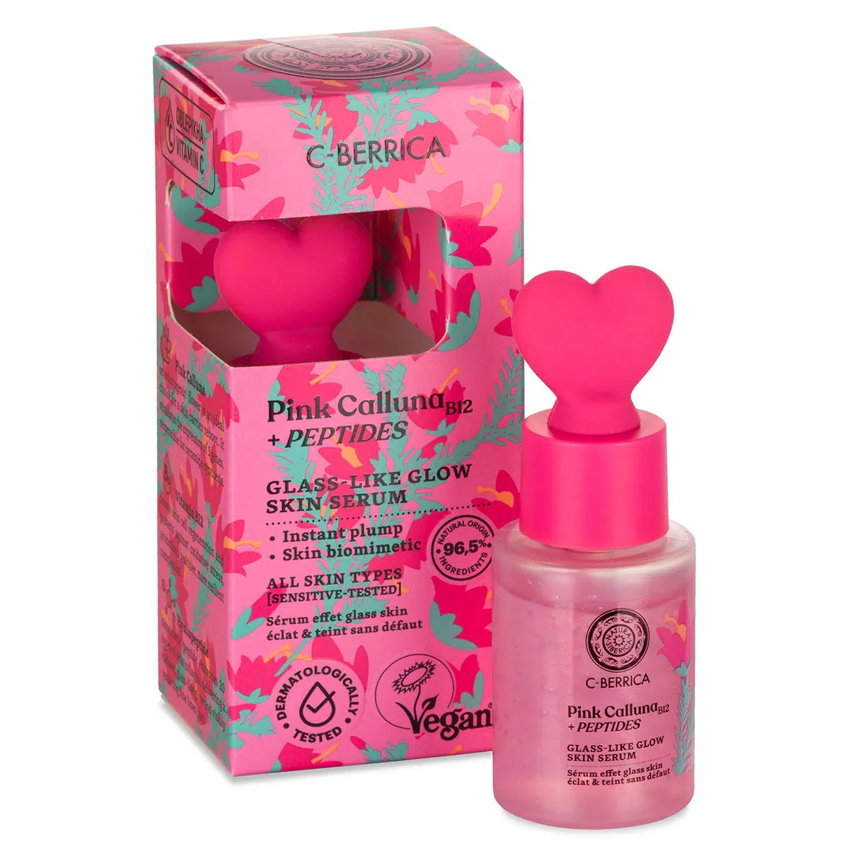 Natura Siberica C-Berrica Pink Calluna "Glass-Like" Ragyogásfokozó szérum - 30ml 1 Natura Siberica C-Berrica Pink Calluna "Glass-Like" Ragyogásfokozó szérum - 30ml