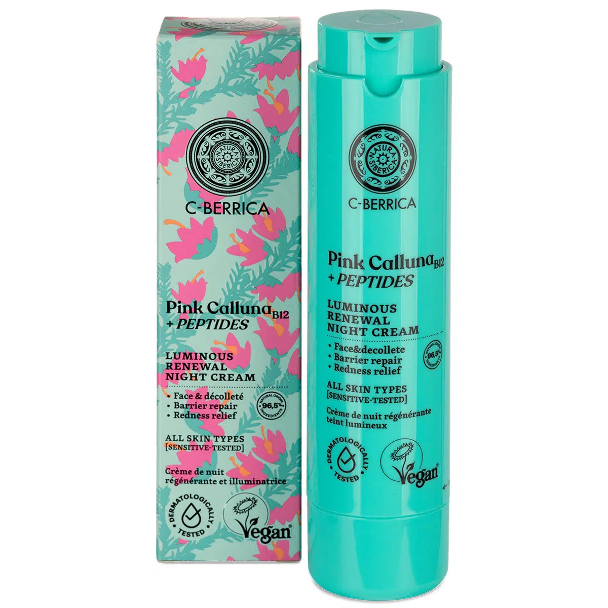 Natura Siberica C-Berrica Pink Calluna Megújító éjszakai arckrém - 50ml 1 Natura Siberica C-Berrica Pink Calluna Megújító éjszakai arckrém - 50ml