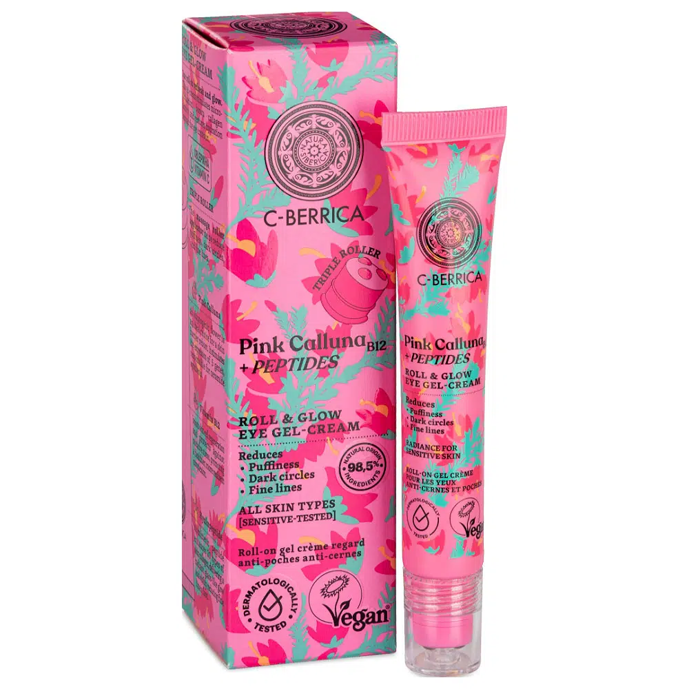 Natura Siberica C-Berrica Pink Calluna Ragyogásfokozó Szemkörnyékápoló roll-on gélkrém - 20ml 1 Natura Siberica C-Berrica Pink Calluna Ragyogásfokozó Szemkörnyékápoló roll-on gélkrém - 20ml