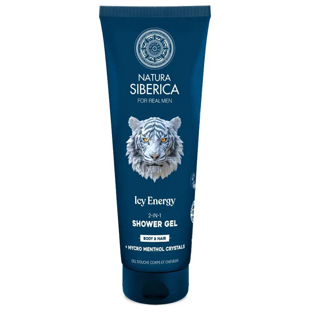 Natura Siberica "Ice Energy" 2 az 1-ben sampon és tusfürdő gél férfiaknak - 200ml 1 Natura Siberica "Ice Energy” 2 az 1-ben sampon és tusfürdő gél férfiaknak - 200ml