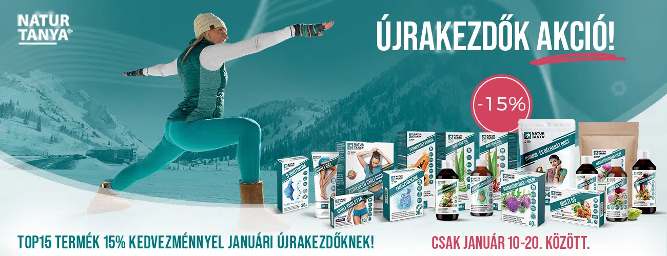 Natur Tanya Újrakezdők kampány -15% kedvezmény