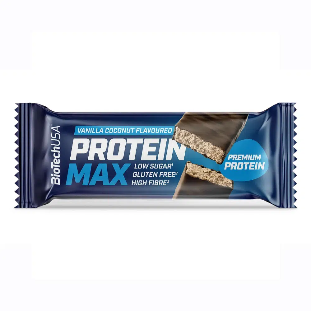 Biotech USA Protein Max protein szelet kókusz-vanília - 45g 1 Biotech USA Protein Max protein szelet kókusz-vanília - 45g
