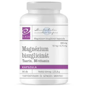 Casa Magnézium Biszglicinát+Taurin+B6 kapszula - 90db
