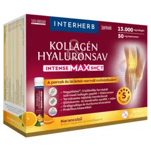 Interherb Kollagén Hyaluronsav Intense MAX Shot - 14 ampulla