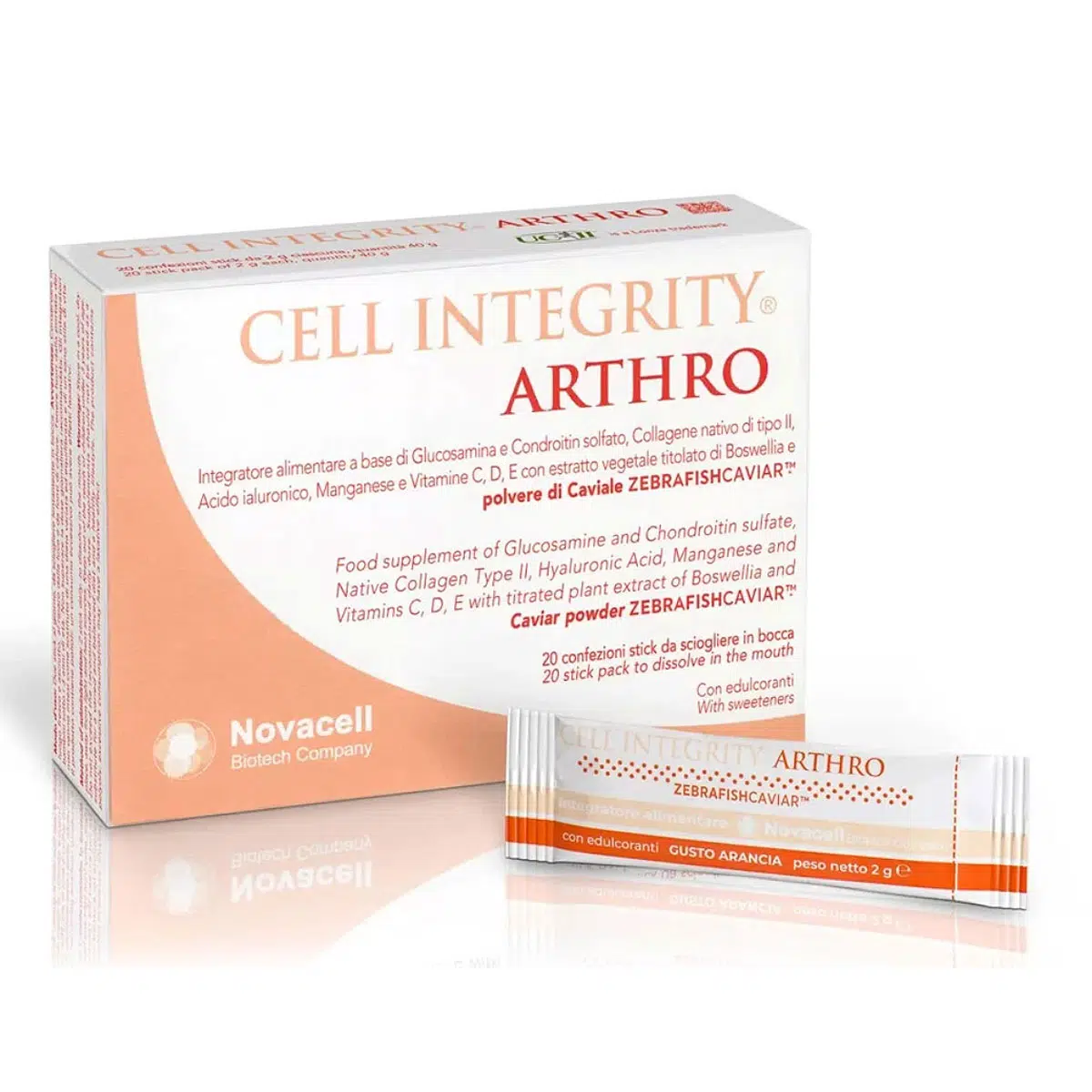 Novacell Cell Integrity Arthro citrusos ízű por - 20 tasak 1 Novacell Cell Integrity Arthro citrusos ízű por - 20 tasak