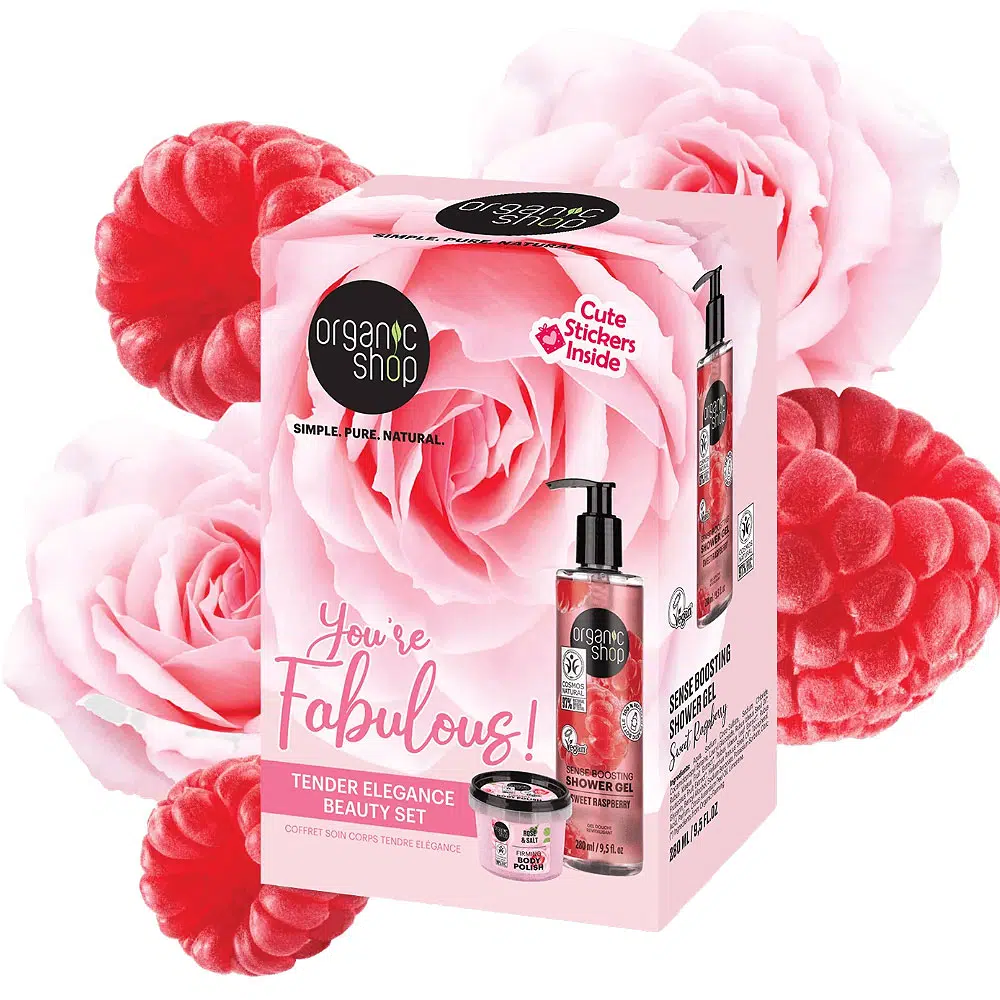 Organic Shop "You’re Fabulous" Gyengéd Elegancia szépségszett - 280ml+100ml 1 Organic Shop "You’re Fabulous" Gyengéd Elegancia szépségszett - 280ml+100ml