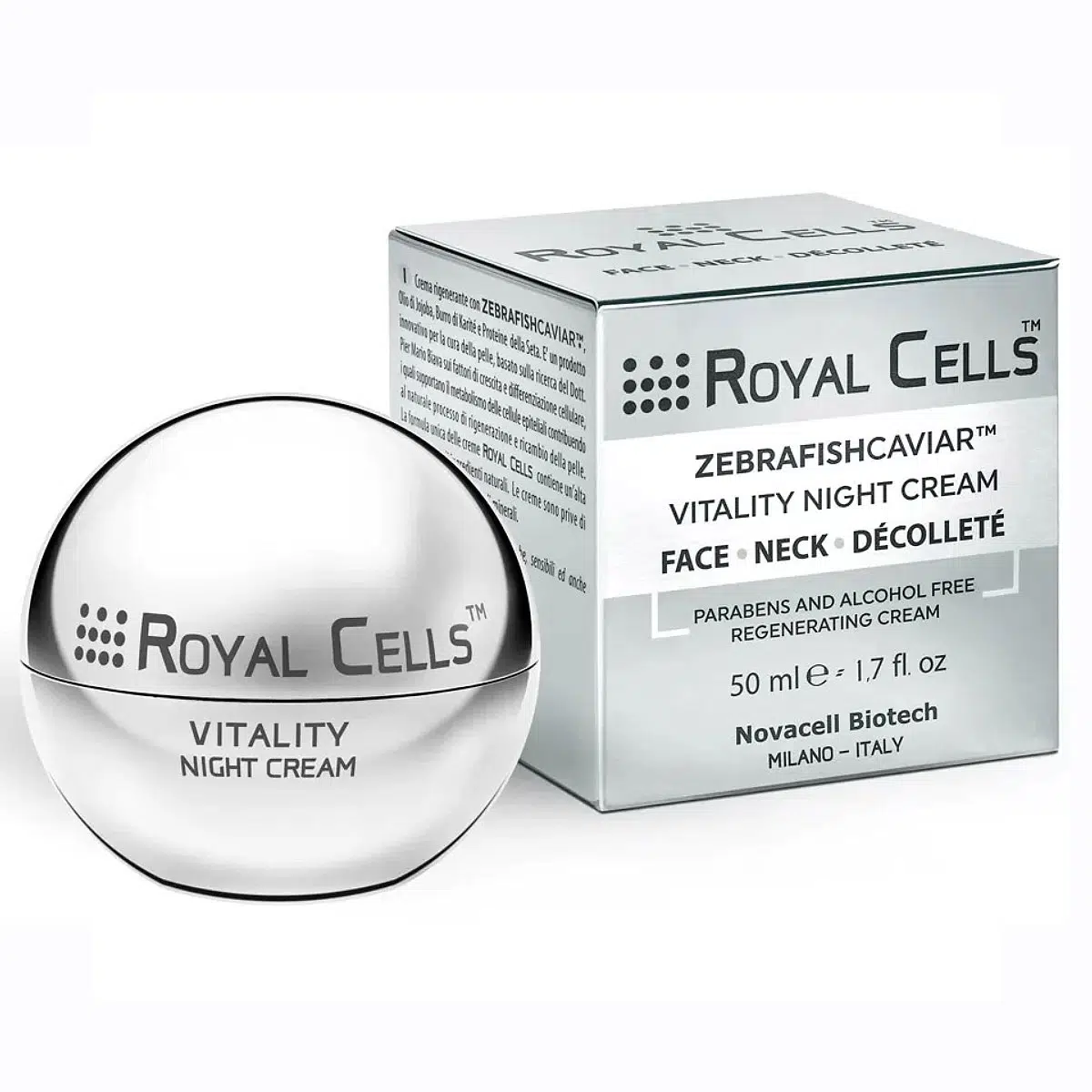 Royal Cells Vitality Night Cream hidratáló és regeneráló éjszakai krém - 50ml 1 Royal Cells Vitality Night Cream hidratáló és regeneráló éjszakai krém - 50ml