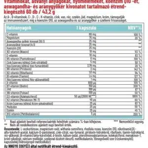 Dr. Herz Multivitamin Aktív kapszula - 60db 3 Dr. Herz Multivitamin Aktív kapszula - 60db - Image 2
