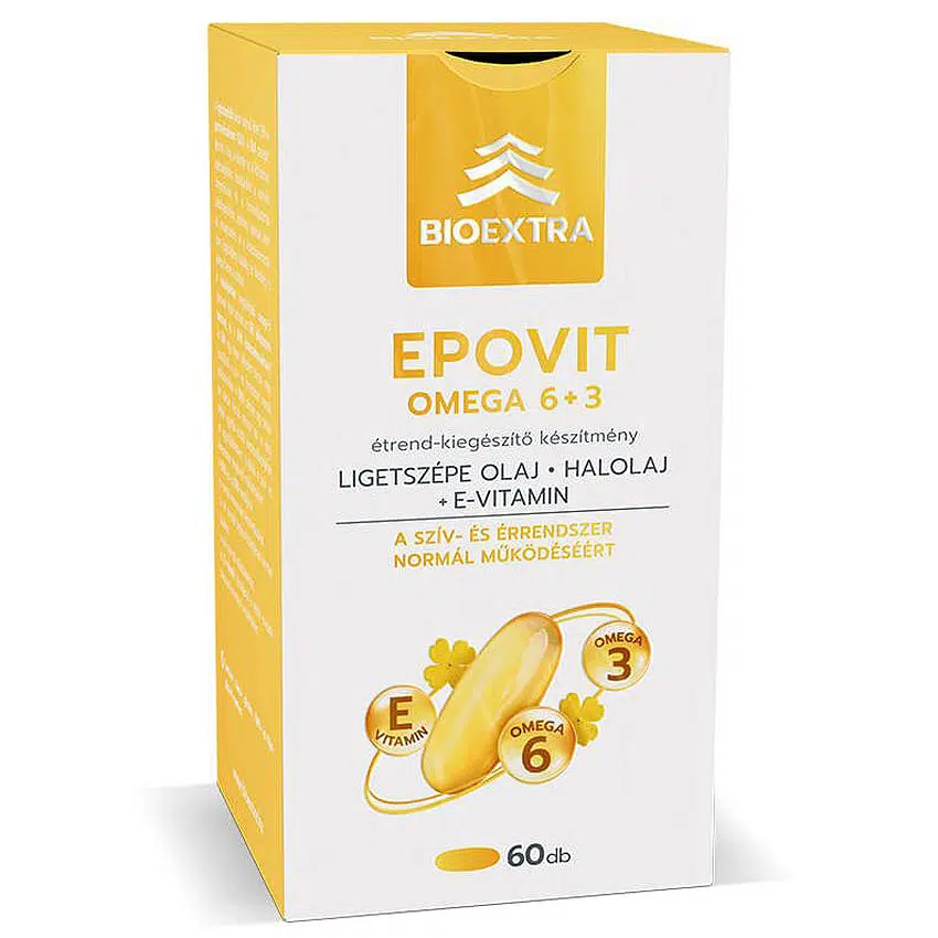 Bioextra Epovit Ligetszépe + halolaj kapszula - 60db 1 Bioextra epovit PLUSZ ligetszépe+halolaj kapszula 60 db