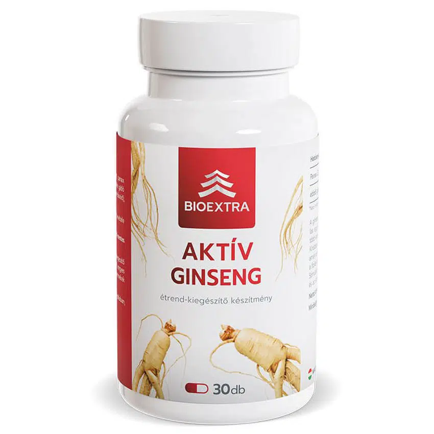 Bioextra ginseng active 100% kapszula - 30db 1 Bioextra ginseng active 100% kapszula 30db