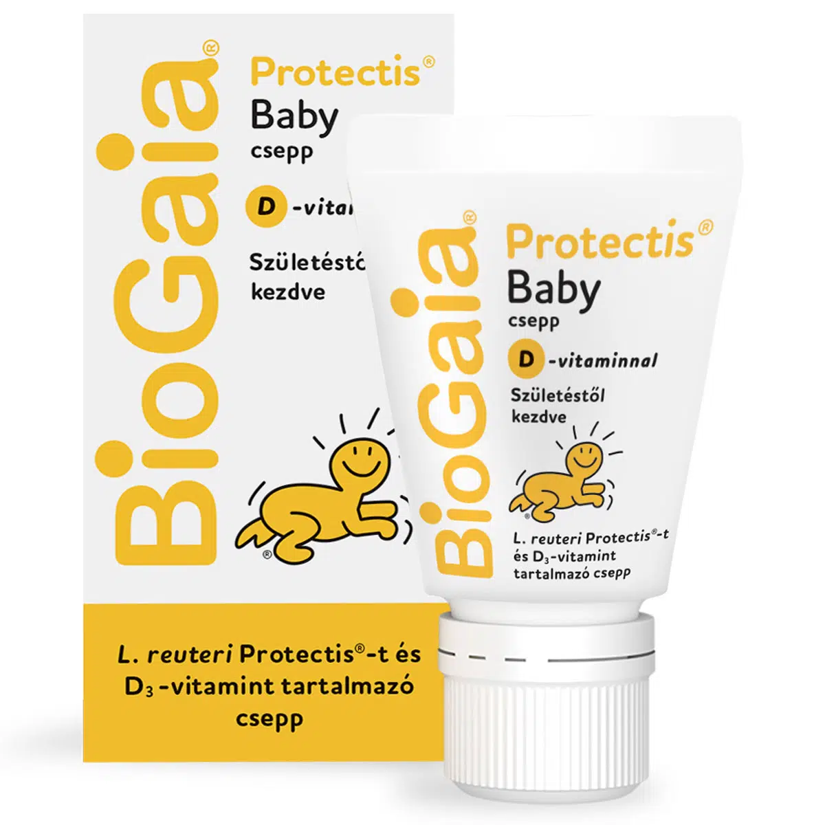 BioGaia Baby étrendkiegészítő csepp + D3-vitamin - 5ml 1 BioGaia Baby csepp + D3-vitamin 5ml
