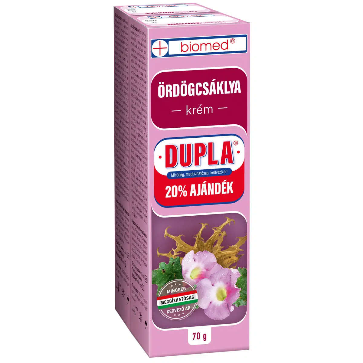Biomed Ördögcsáklya krém dupla 2x70g 1 Biomed Ördögcsáklya krém dupla 2x70g