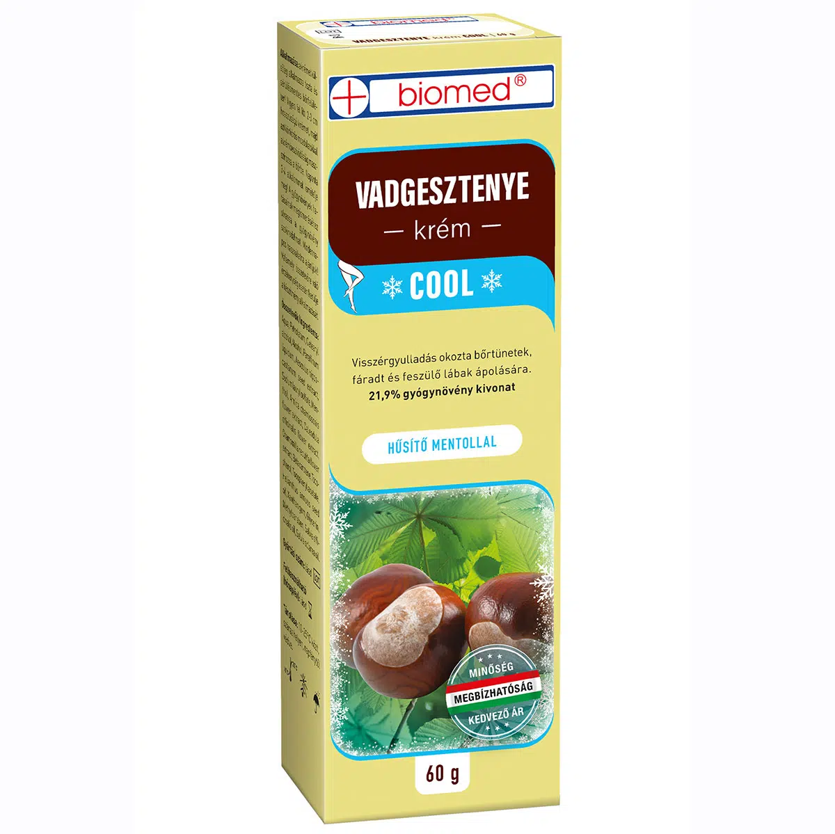 Biomed Vadgesztenye krém Cool - 60g 1 Biomed vadgesztenye krém cool 60g