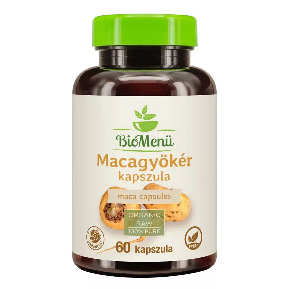 Biomenü Bio Macagyökér kapszula - 60db 1 Biomenü Bio Maca gyökér kapszula 60db