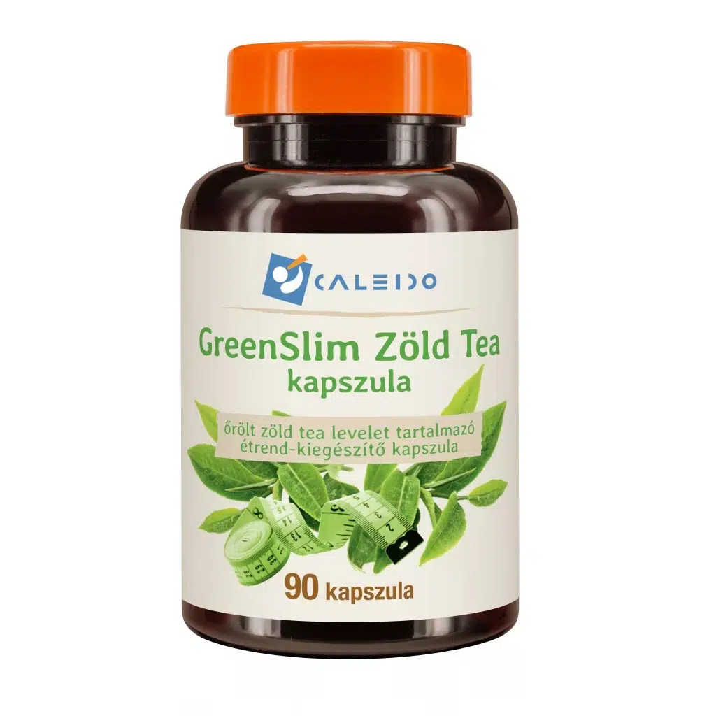 Caleido GreenSlim Zöldtea kapszula - 90db 1 Caleido GreenSlim Zöldtea 90db kapszula