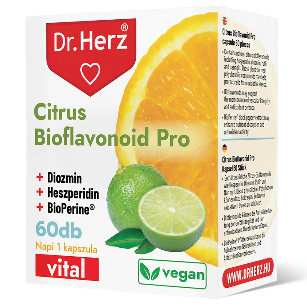 Dr. Herz Citrus Bioflavonoid Pro kapszula - 60db 1 Dr. Herz Citrus Bioflavonoid Pro kapszula - 60db