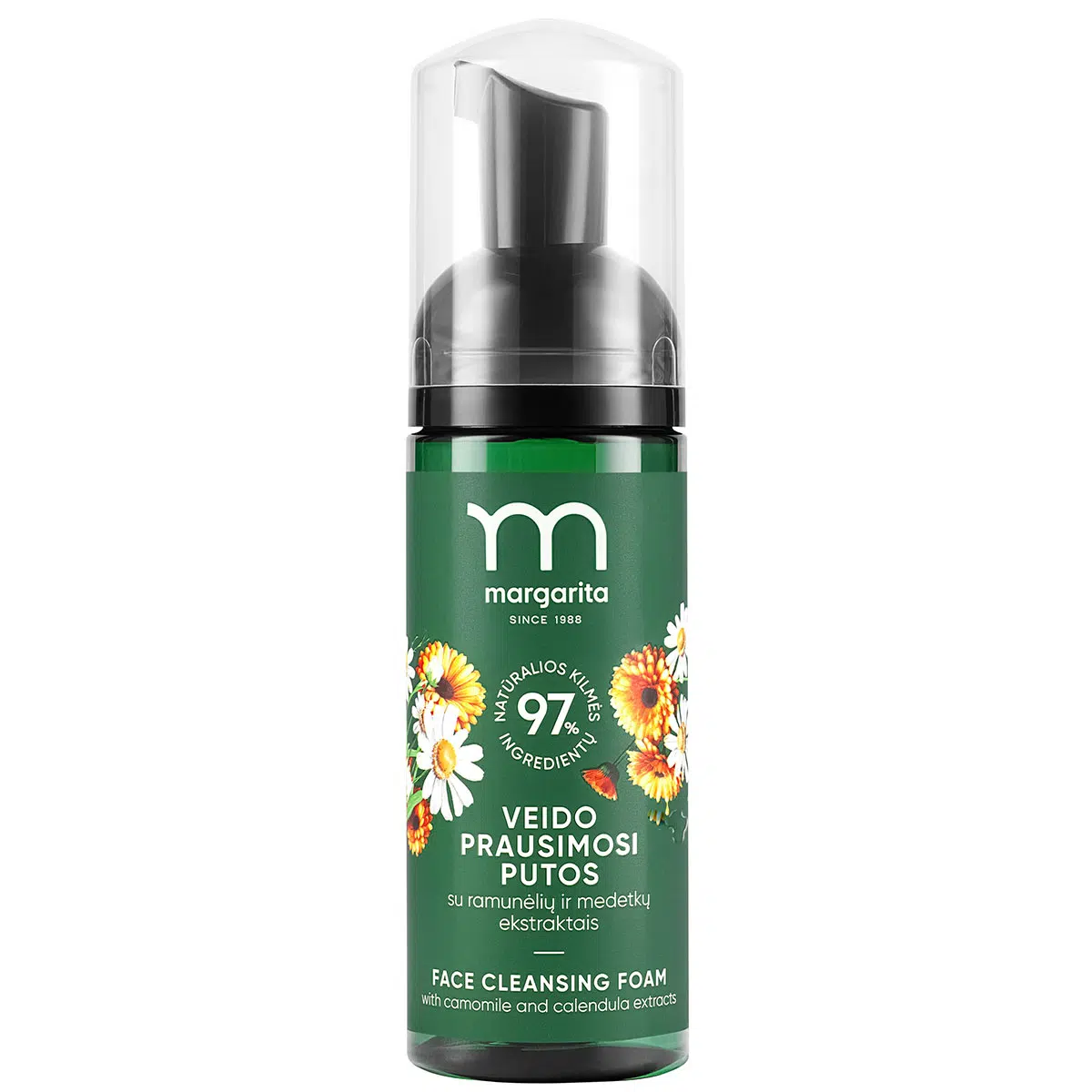 Margarita Arctisztító hab kamilla- és körömvirágkivonattal - 150ml 1 Margarita Arctisztító hab kamilla- és körömvirágkivonattal - 150ml