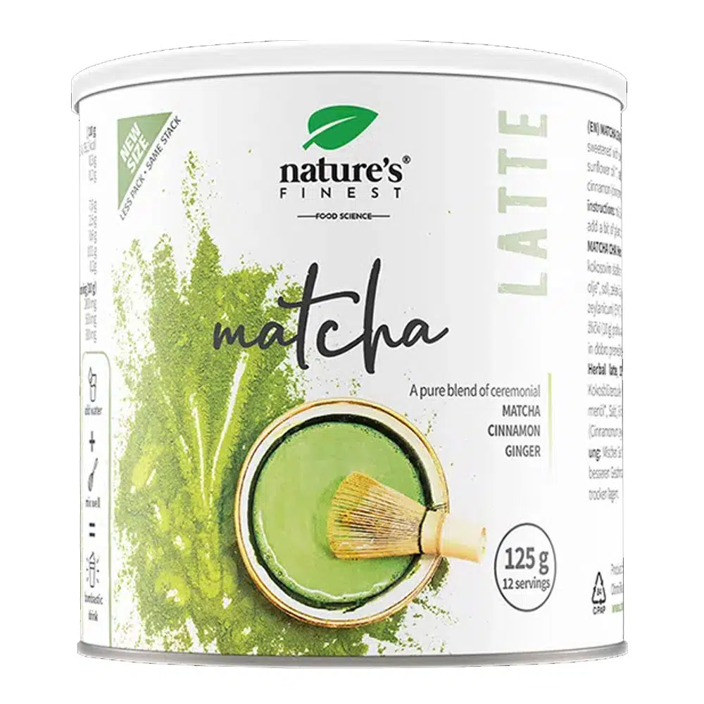 Nature's Finest Bio Matcha Latte por - 125g 1 Nature's Finest Bio Matcha Latte por - 125g