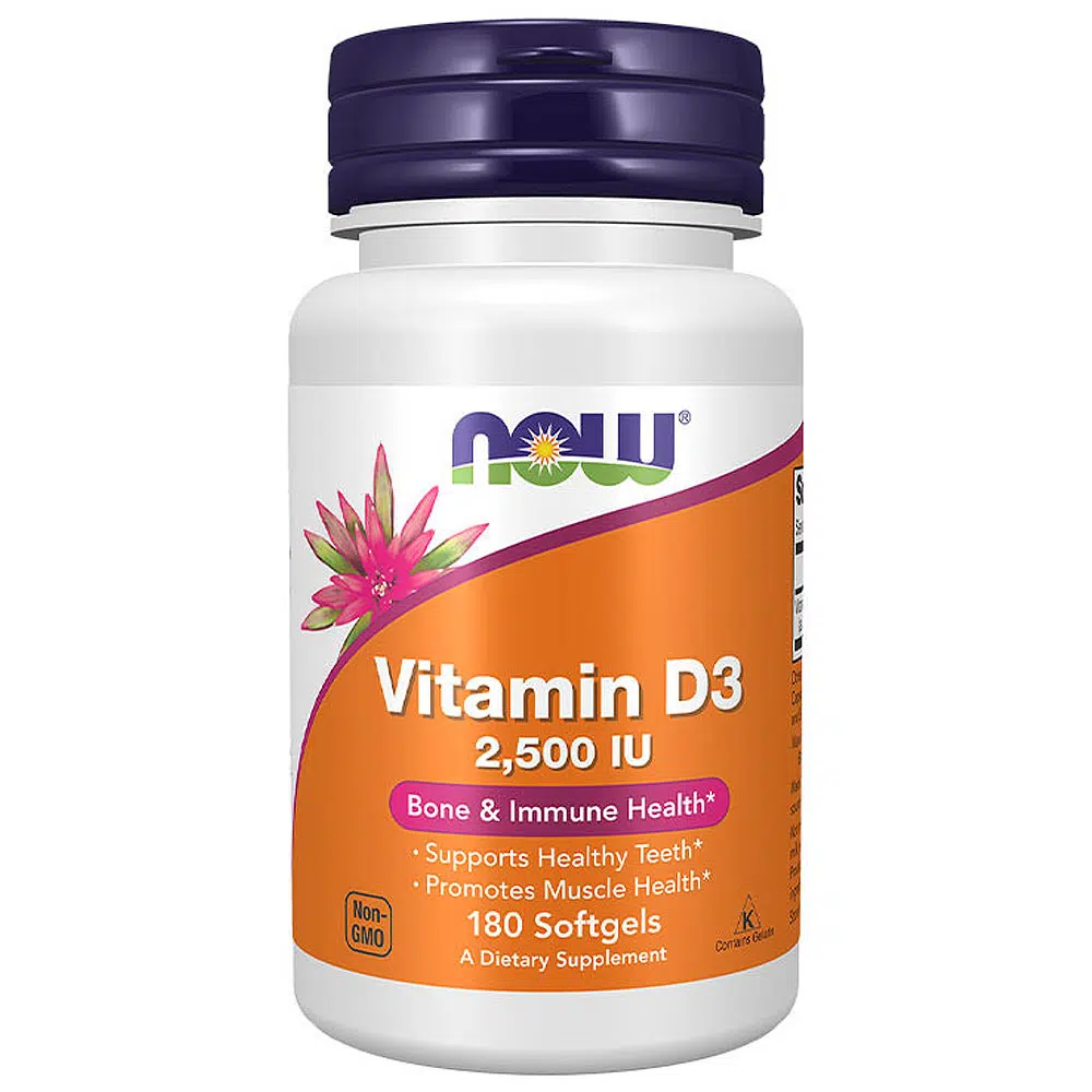 Now D3-vitamin 2500IU lágyzselatin kapszula - 180db 1 Now D3-vitamin 2500IU lágyzselatin kapszula - 180db
