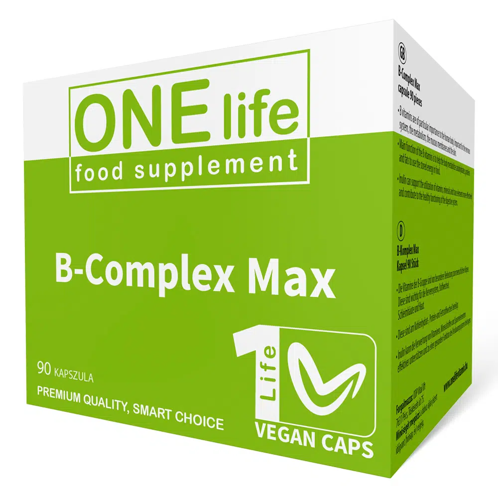 One Life B-komplex Max kapszula - 90db 1 One Life B-komplex Max kapszula - 90db