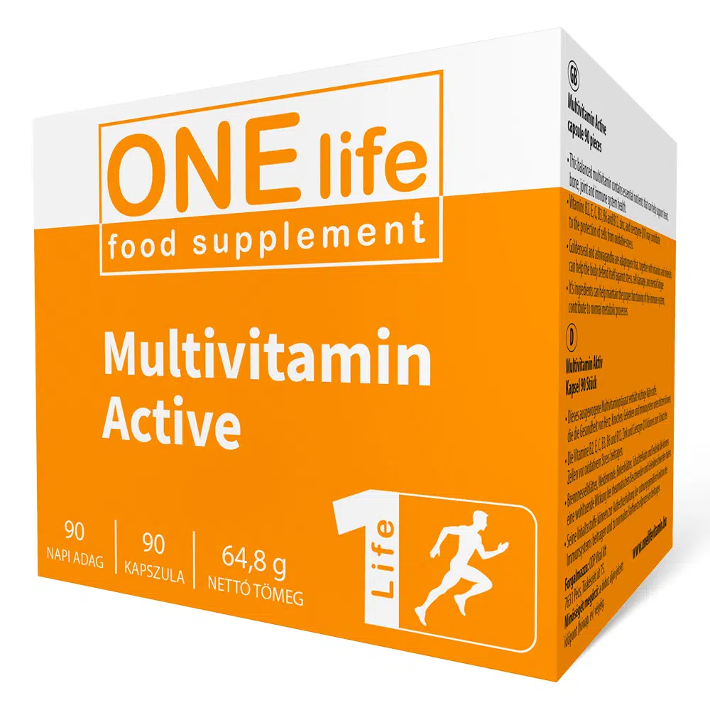 One Life Multivitamin AKTÍV kapszula - 90db 1 One Life Multivitamin AKTÍV kapszula - 90db