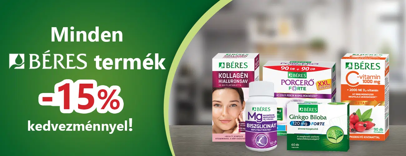 Béres -15% kedvezménnyel