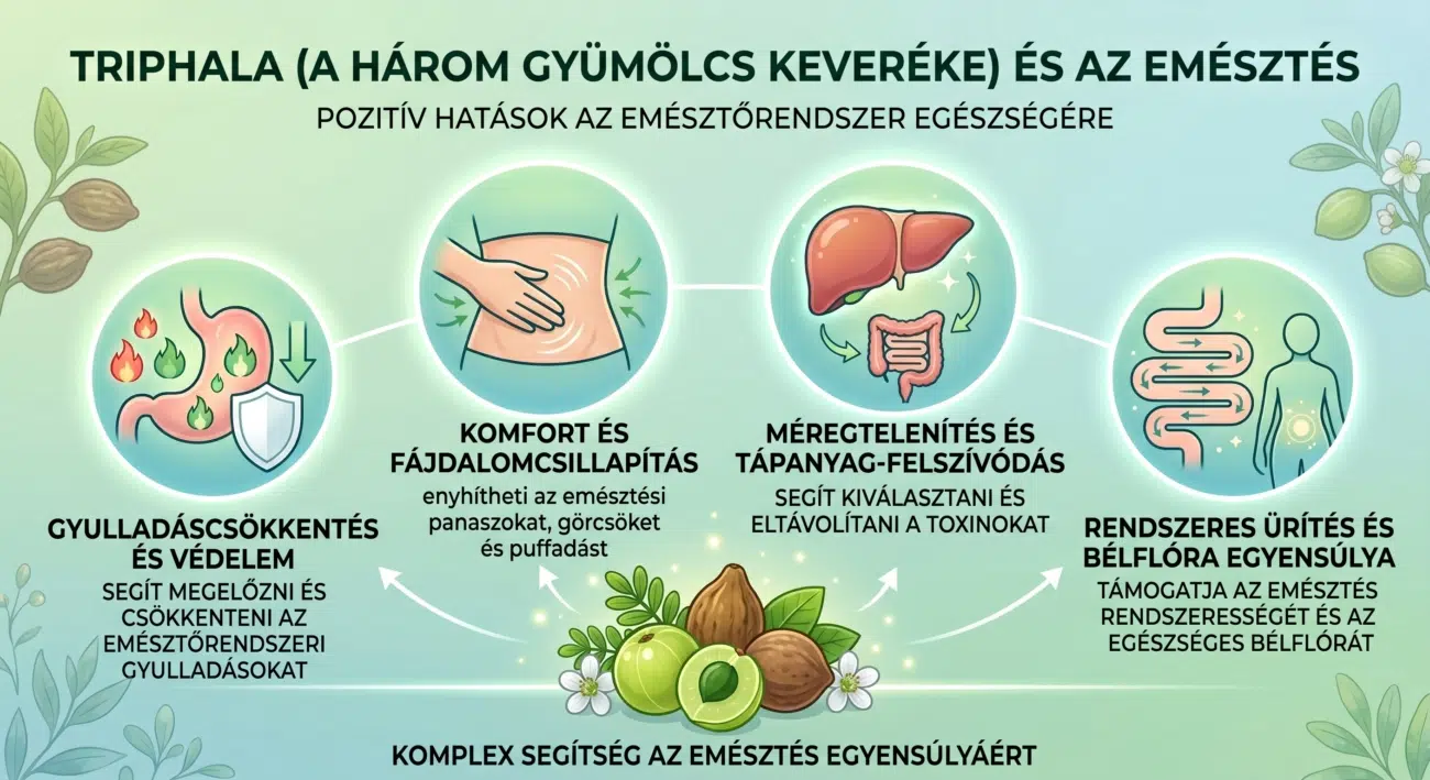 Mire jó a triphala? Az ayurvéda béltisztító növénye 9 Hogyan támogathatja a triphala az emésztést?