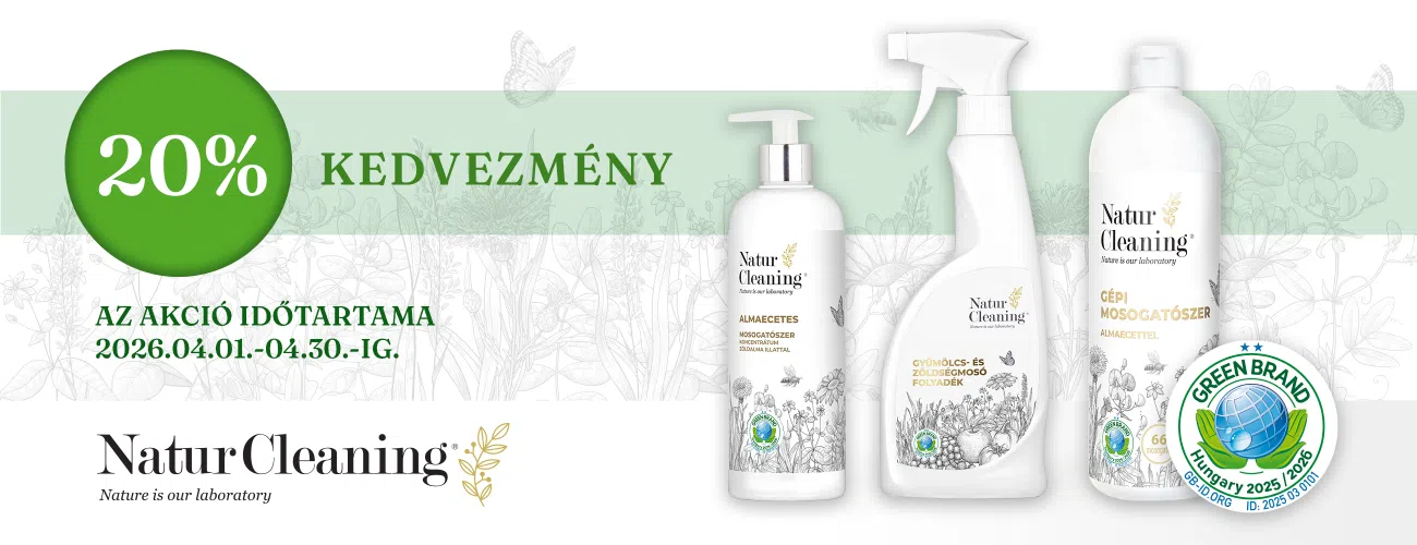 Natur Cleaning -20% kedvezménnyel