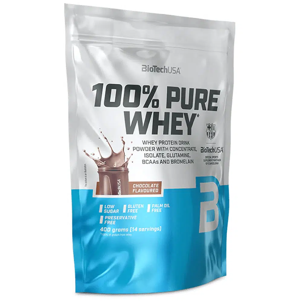 Biotech USA 100% Pure Whey csokoládé - 400g 1 Biotech USA 100% Pure Whey csokoládé - 400g