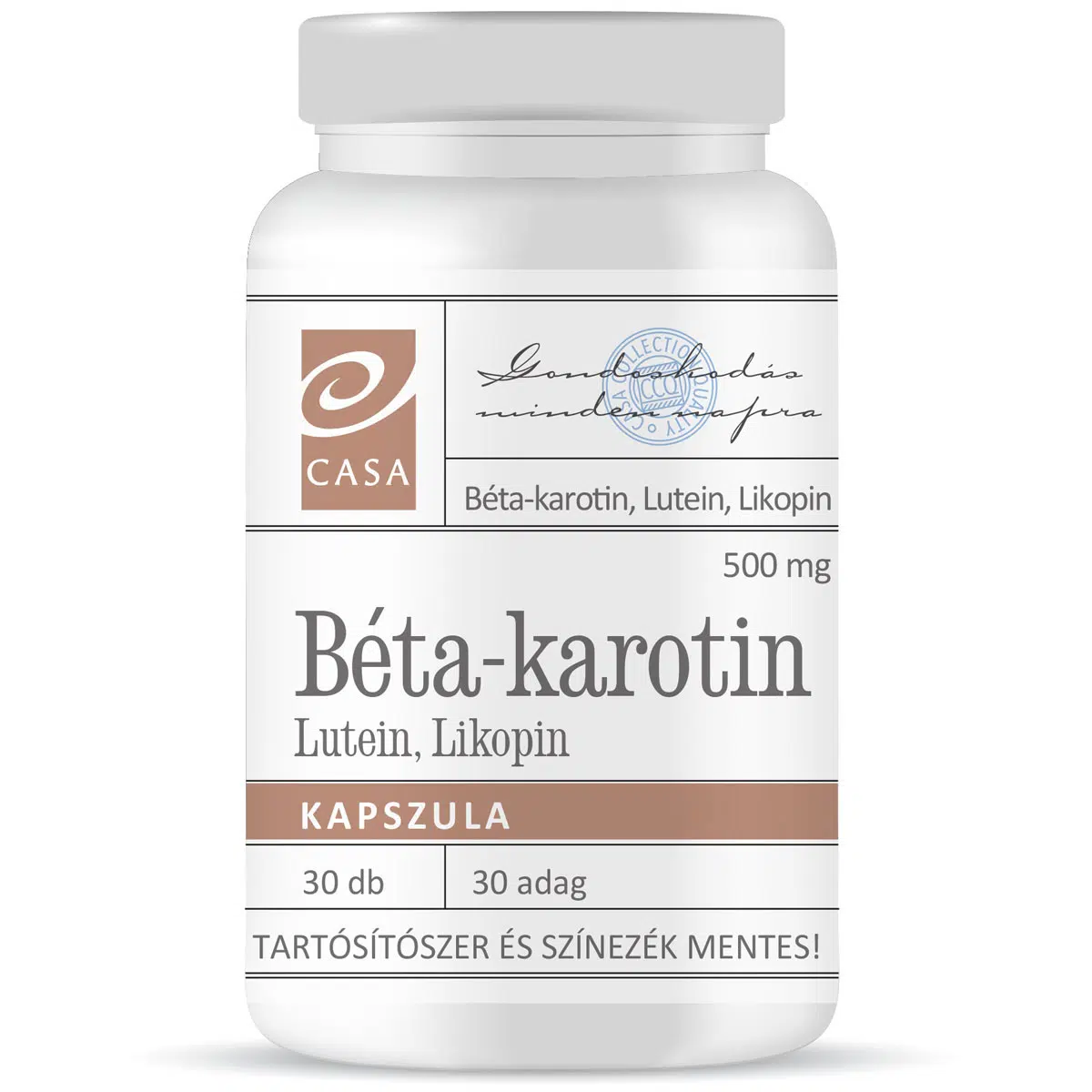 Casa Béta-Karotin, Lutein, Likopin kapszula - 30db 1 Casa Béta-Karotin
