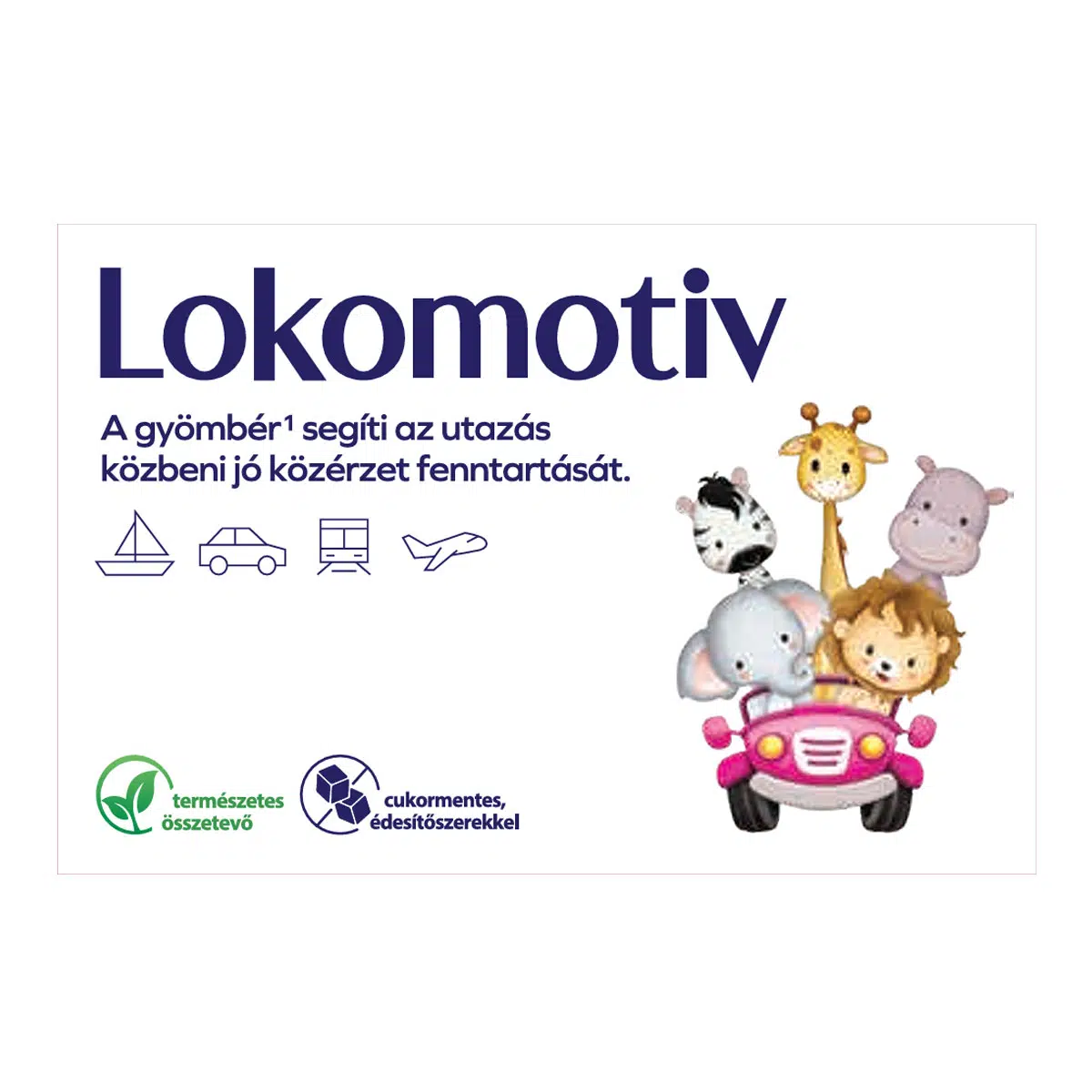 Lokomotiv gyömbér cukormentes szopogató tabletta - 6db 1 Lokomotiv gyömbér cukormentes szopogató tabletta - 6db