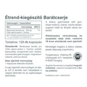 Vitaking Barátcserje kapszula – 120db 3 Vitaking Barátcserje kapszula – 120db - Image 2