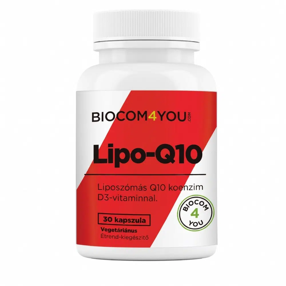 Biocom Lipo-Q10 100mg kapszula - 30db 1 Biocom4You Lipo-Q10 100mg kapszula 30db