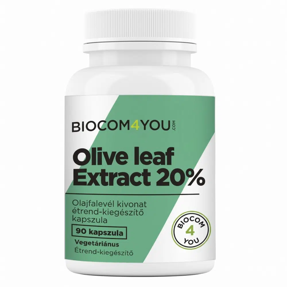 Biocom Olive Leaf Extract kapszula - 90db 1 Biocom4You OLIVE LEAF EXTRACT 90 kapszula