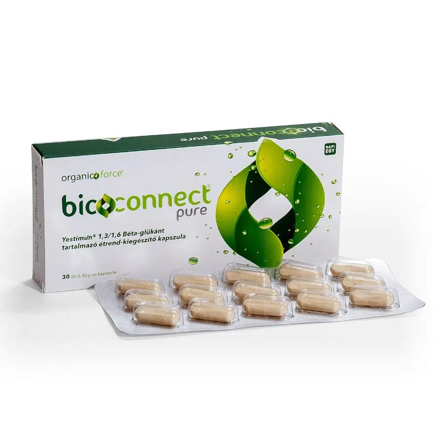 Bioconnect Pure 250 mg béta-glükán - 30db kapszula 1 Bioconnect Pure 30 db kapszula
