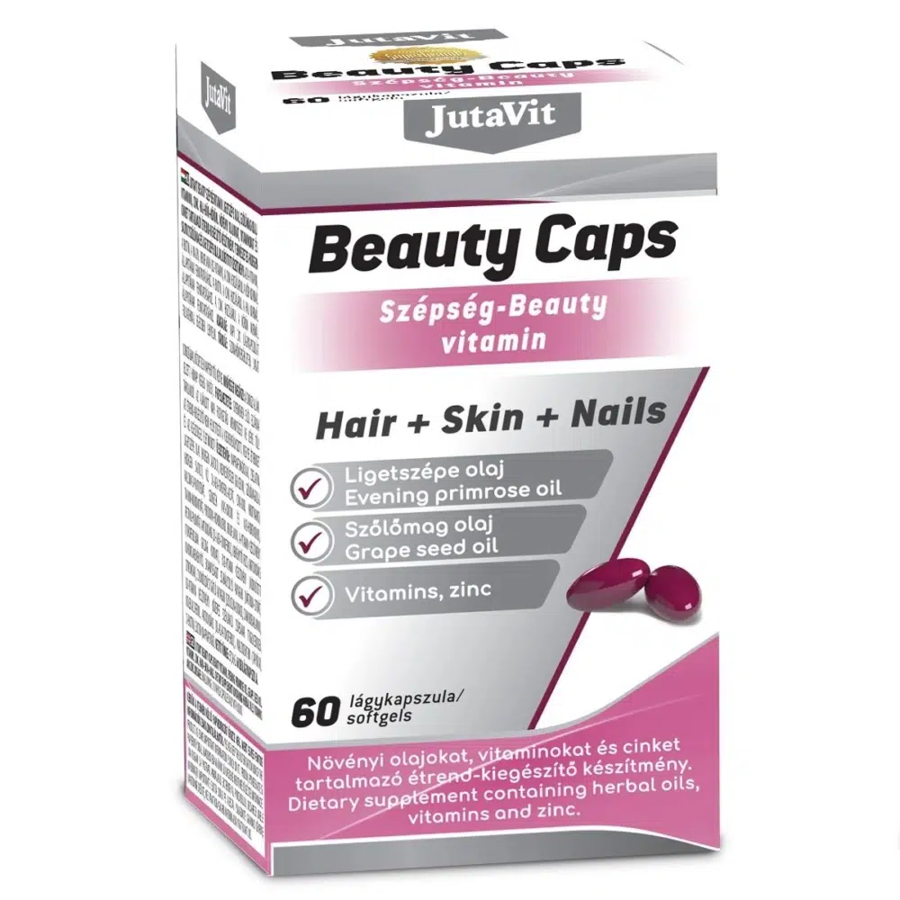 Jutavit Beauty Caps kapszula - 60db 1 Jutavit Beauty Caps 60db kapszula