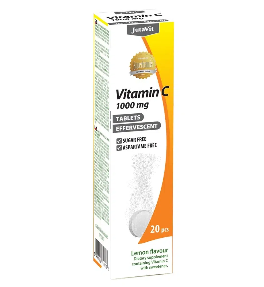 Jutavit C-vitamin pezsgőtabletta - 20db 1 Jutavit c-vitamin pezsgőtabletta 20 db