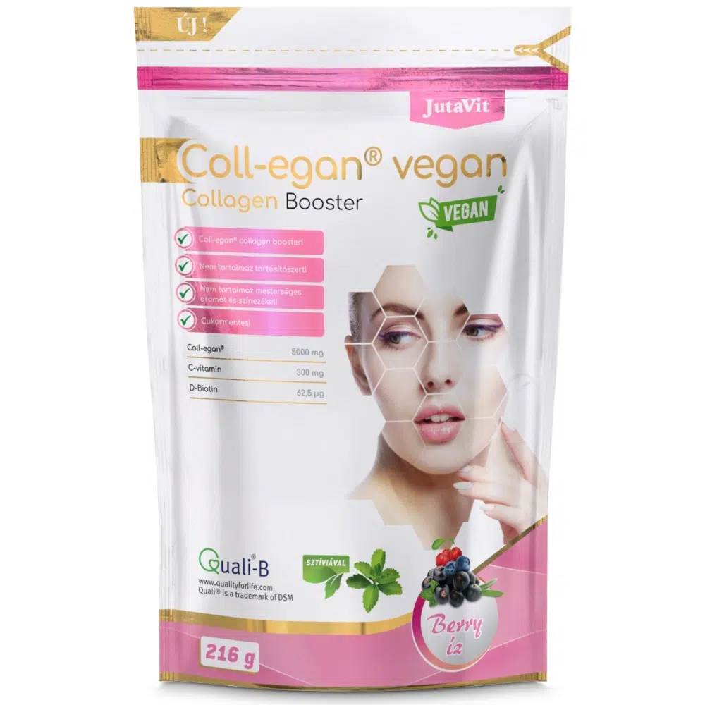 JutaVit Coll-egan vegan Berry ízben - 216g 1 JutaVit Coll-egan vegan Berry 216g