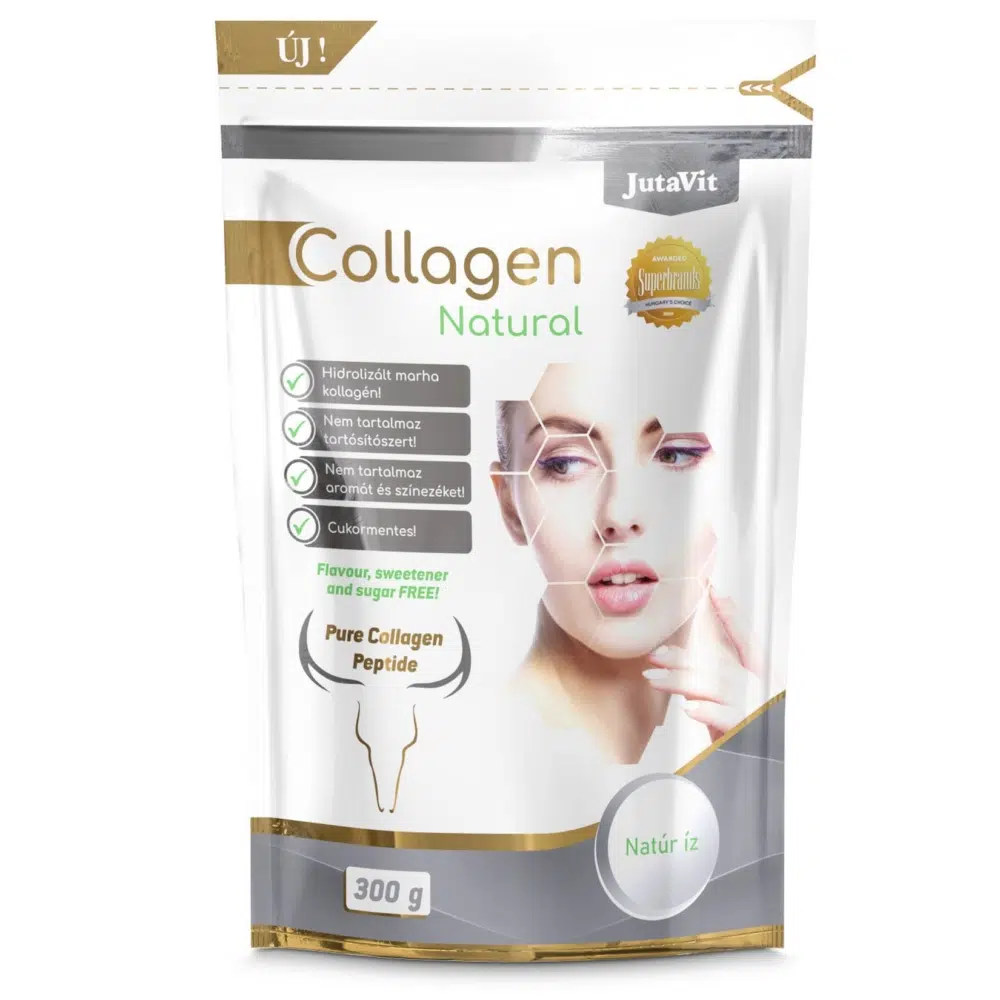 JutaVit Collagen Natural natúr íz - 300g 1 JutaVit Collagen Natural Natúr íz 300g