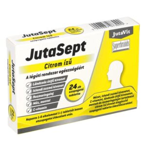 Jutavit Jutasept citrom ízű szopogató tabletta 24db