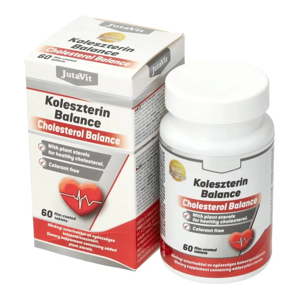 Jutavit Koleszterin balance tabletta - 60db 1 Jutavit Koleszterin balance tabletta 60db