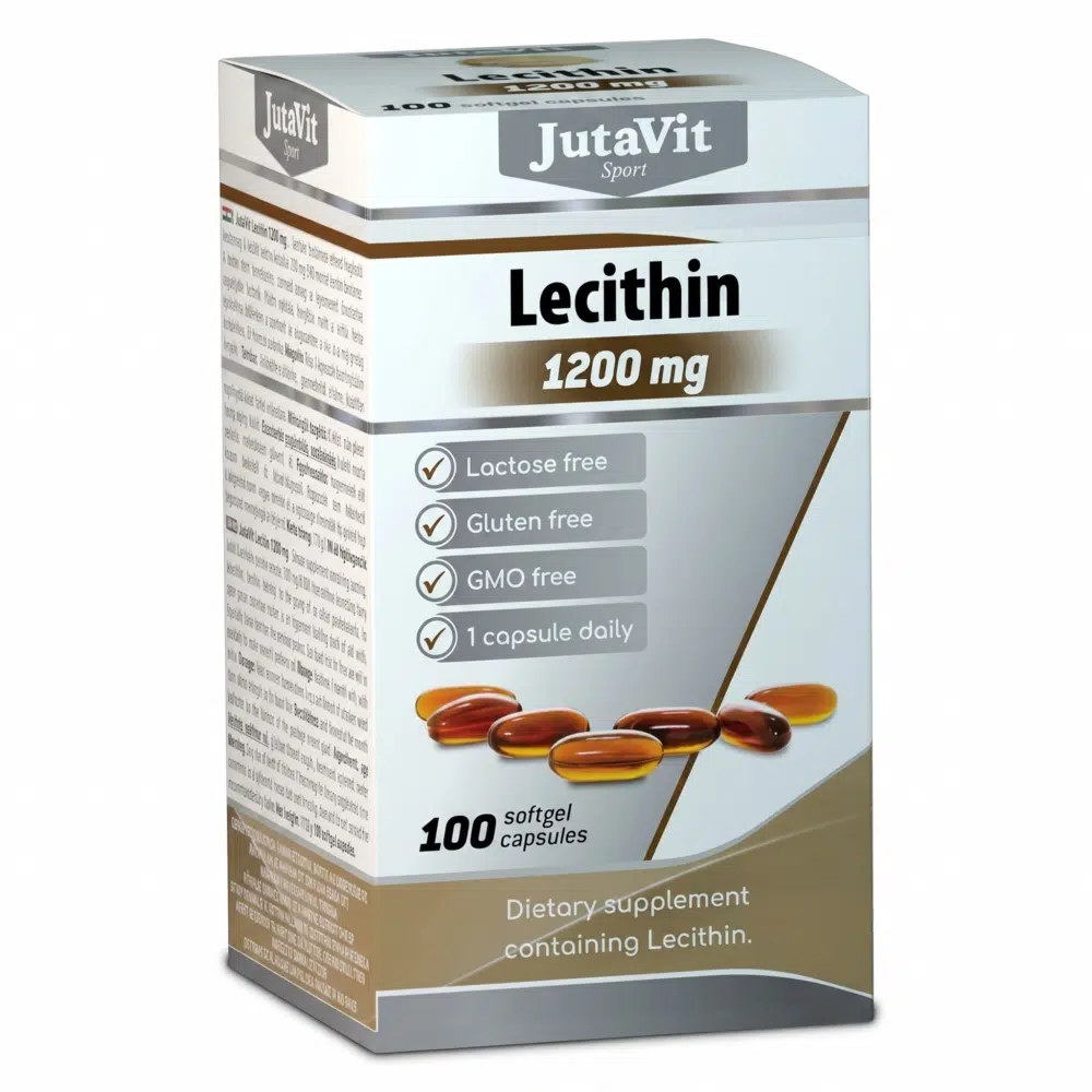 JutaVit Lecitin 1200mg kapszula - 100db 1 Jutavit Lecitin 1200mg kapszula 100db