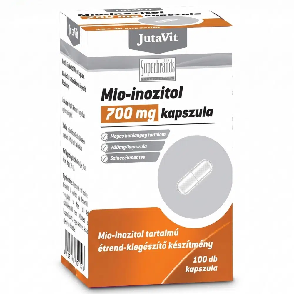 JutaVit Mio-Inozitol kapszula - 100db 1 Jutavit Mio-Inozitol kapszula 100db