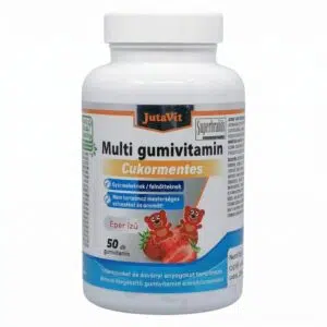 Jutavit Multivitamin Gumivitamin cukormentes eper ízű 50db